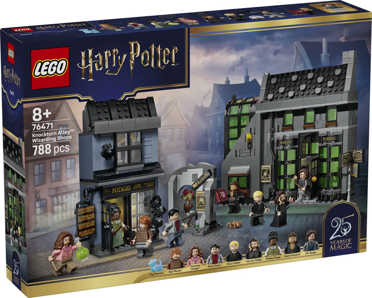 LEGO Harry Potter Verdonkeremaansteeg Tovenaarswinkels Speelgoedwinkel Set voor Kinderen 76471 — afbeelding 6