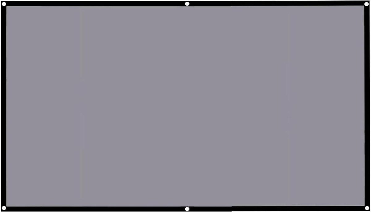 Projectiescherm - Beamer gordijn - Film avonden - Anti-licht technologie - 84 inch - Wit