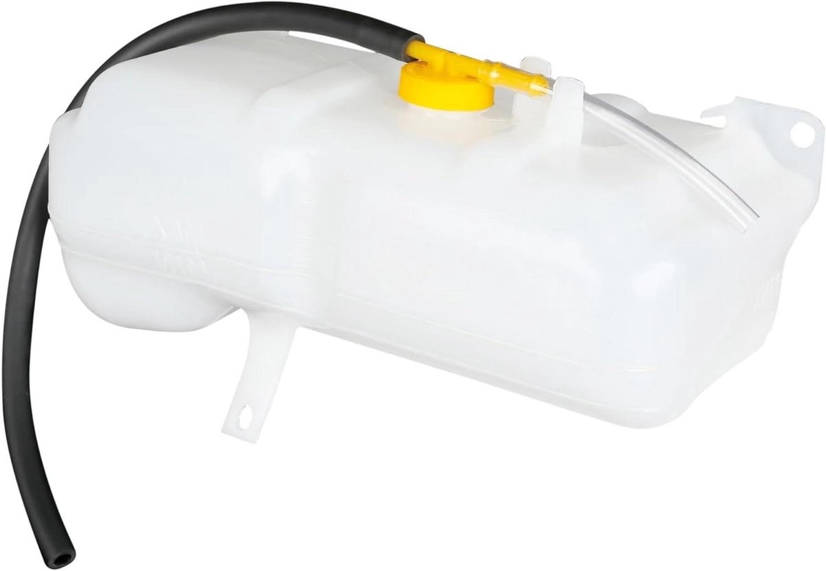 Koelvloeistof Expansievat - Overloop Reservoir - Motor Koelen - Dubbele Pijp Ontwerp - 10 x 10 x 10 mm - Wit