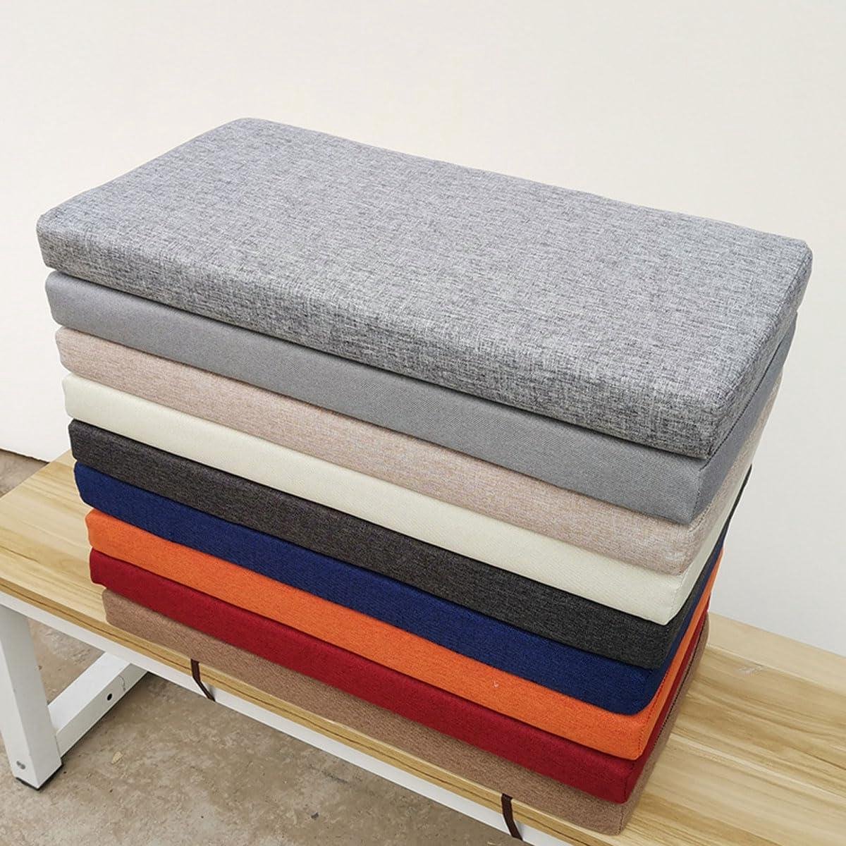 Tuinkussen Bank - Zitkussen Buiten - Comfortabel Zitten - Waterafstotend Polyester - 110x50 cm - Donkergrijs
