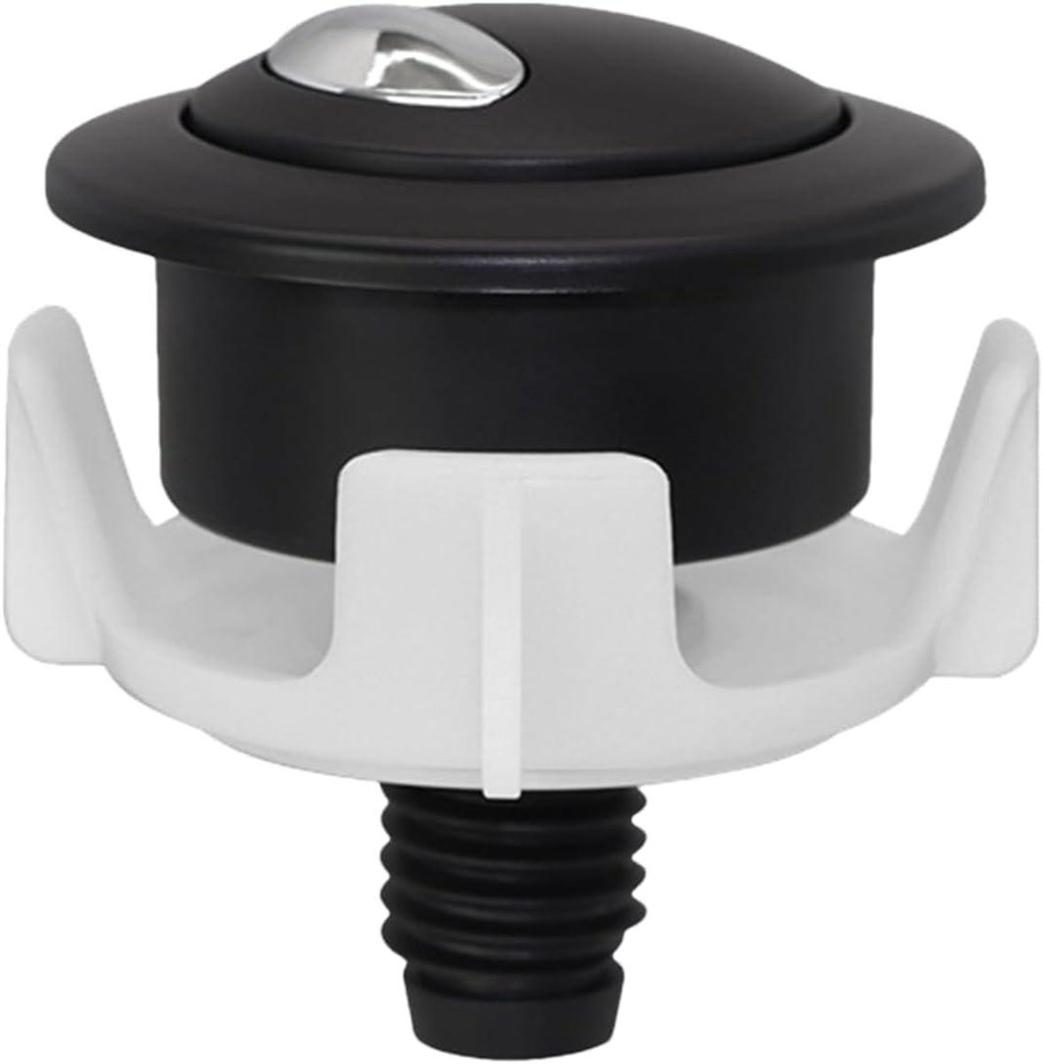Toilet Knop - Spoelonderdeel - Water Besparen - Twee Spoelopties - 54 x 37 mm - Chroom