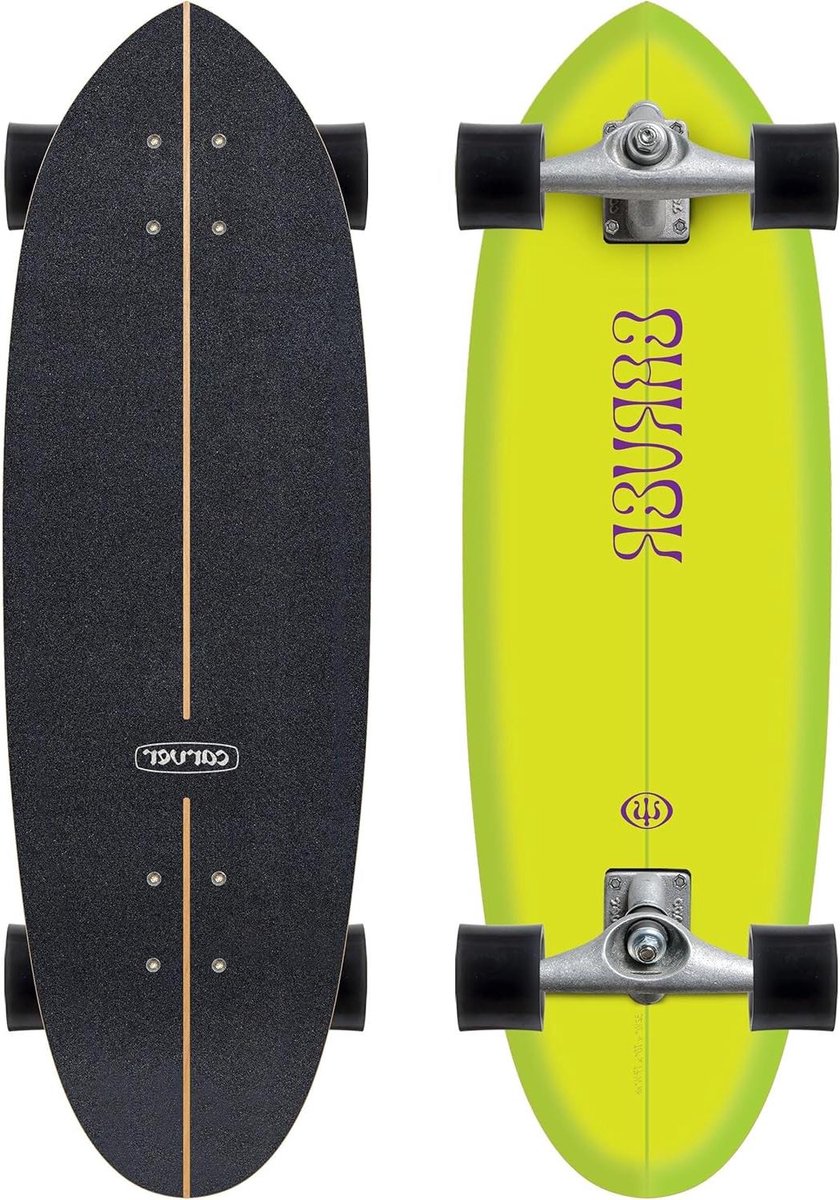 Compleet Skateboard Surfskate Board Stadsvervoer Wendbaar CX trucksysteem 81 cm deck