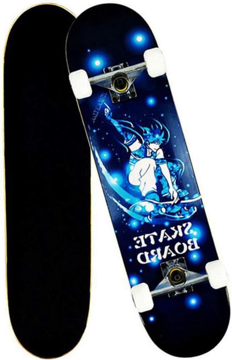 Compleet Skateboard Maple Longboard Outdoor Entertainment 7 Lagen Esdoorn 31×8 inch A