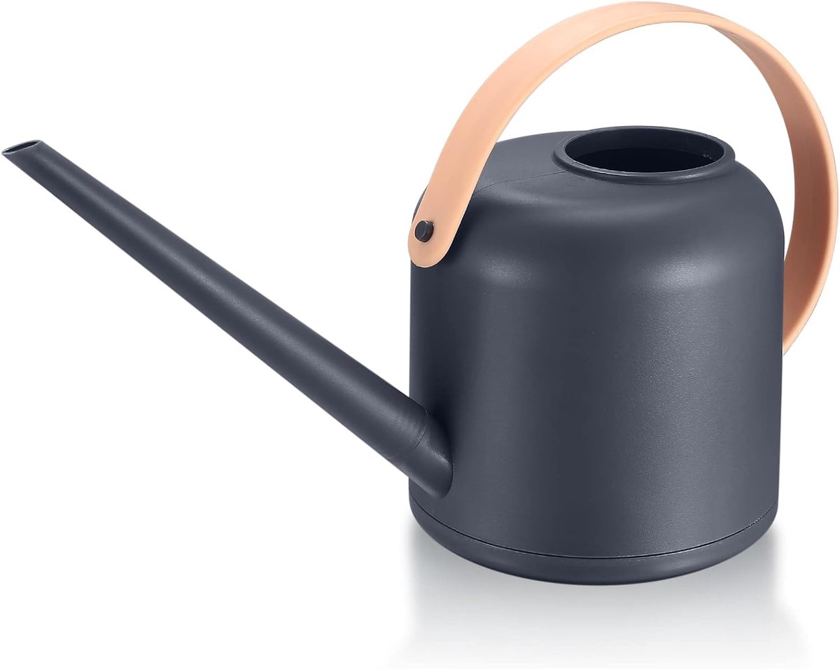 Waterkan Binnenplanten - Waterpot Plastic - Planten Verzorgen - Lange Nauwe Tuit - 1.7 Liter - Grijs