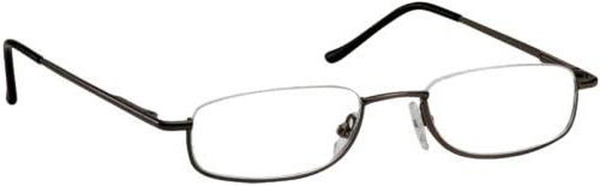Leesbril - Leescorrectie - Scherp Zien - Flexibele Scharnieren - +1.00 - Gunmetal