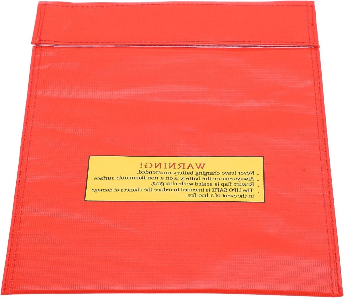 Batterij Veilige Tas - Lipo Tas Brandwerend - Veilig Opladen - Vlamvertragende Vezels - 23x30 cm - Rood