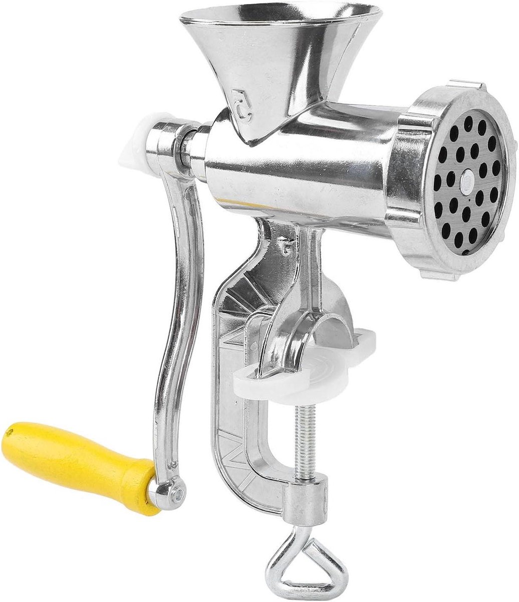 Worstvulmachine - Vleesmolen - Zelf worst maken - Handmatige bediening - 7.5 cm invoer - Zilverkleurig