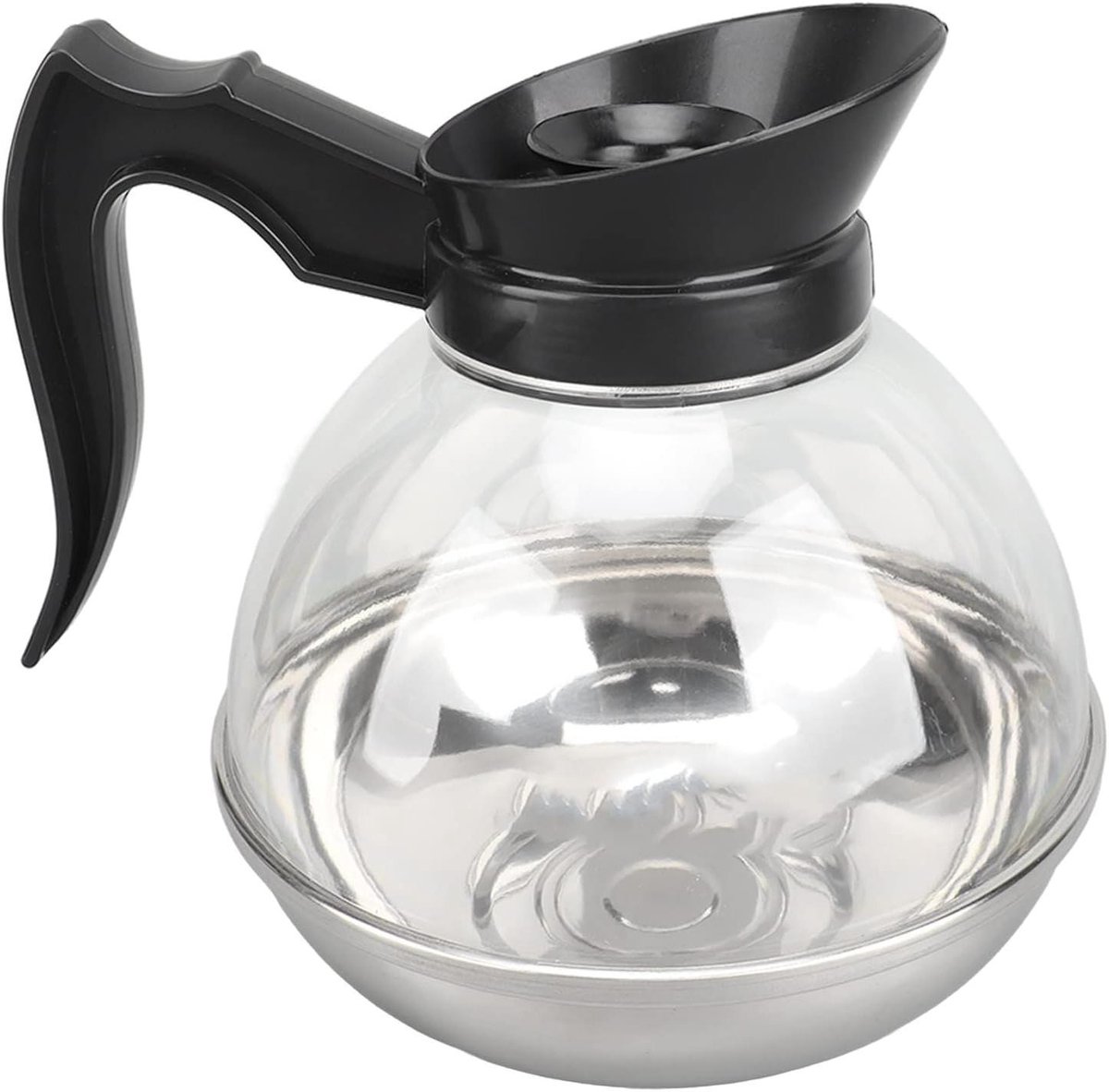 Koffieketel Theepot - Roestvrij staal - Warme Dranken Zetten - Inductiegeschikt Hittebestendig - 1700 ml - Zilver