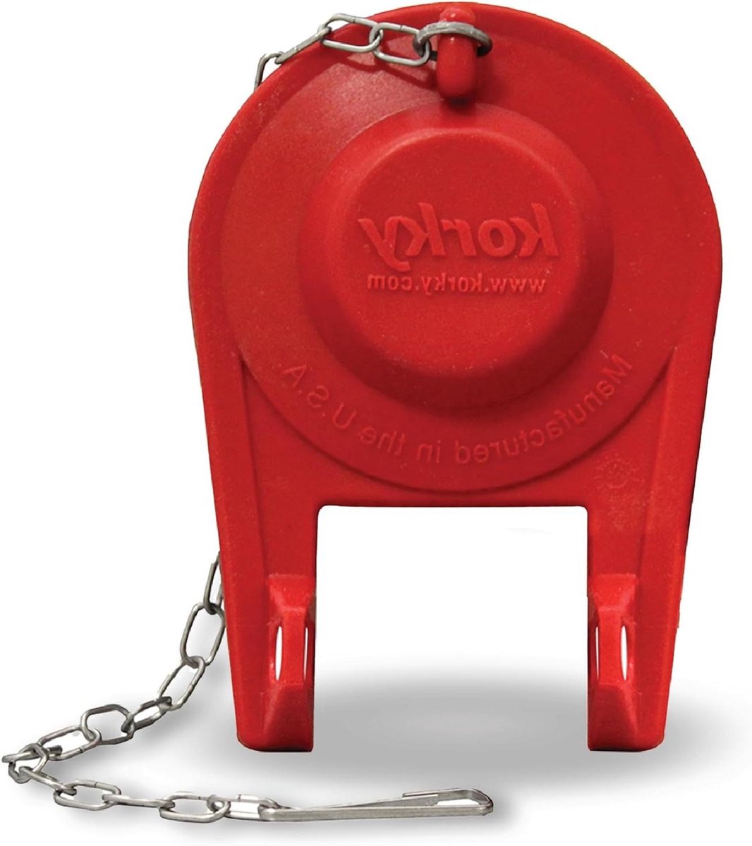 Toilet Flapper - Universele Klep - Lekkage Stoppen - Hoge Prestaties - 2 Inch - Rood