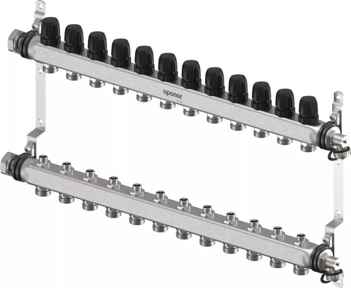 Uponor Vario S verdeler LS 12xG3/4 Euro - G1, 1140873