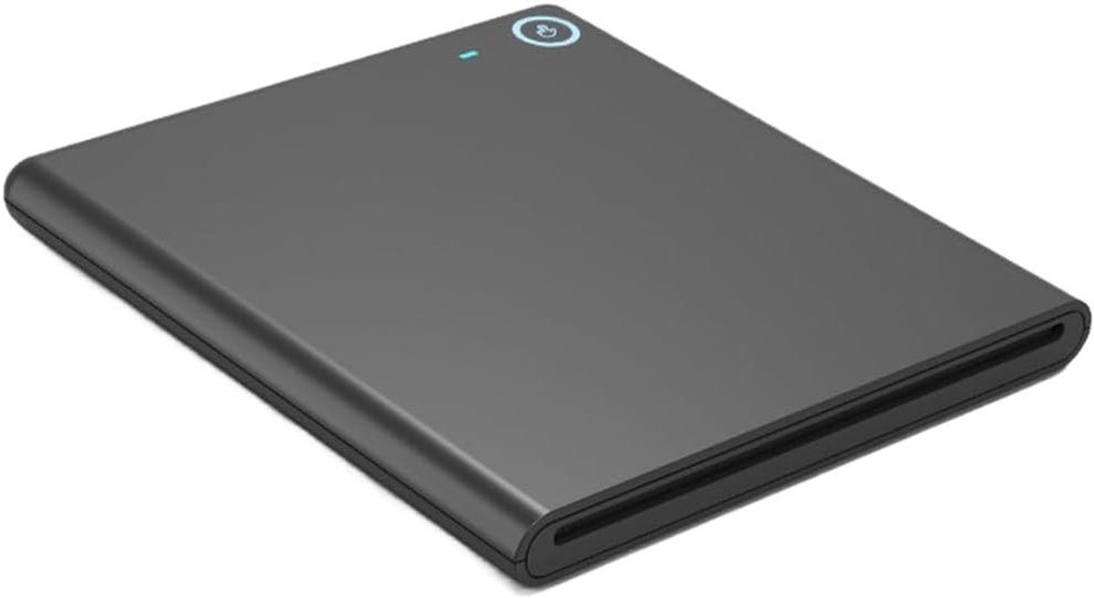 External DVD Drive USB 3.0 for Laptop Desktop, Slot Charging Optical Drive Burner DVD RW Reader Writer Portable Slim Design