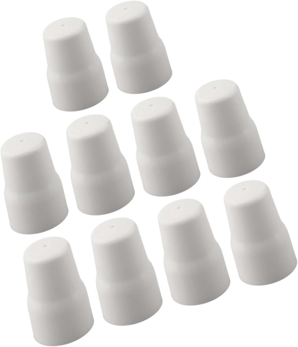 Radiatorventieldoppen - Kraan Covers - Verwarming Beschermen - Eenvoudige Installatie - 10 Stuks - Wit