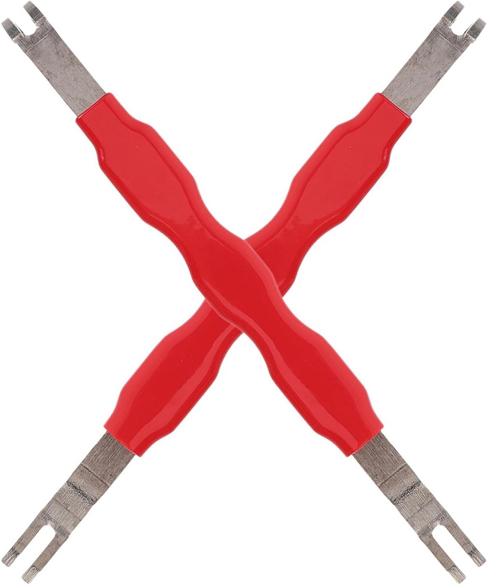 Elektrische Connector Separator - Draadverwijderaar Tang - Auto Reparatie - Precisie Carbon Staal - 2 Stuks - Rood