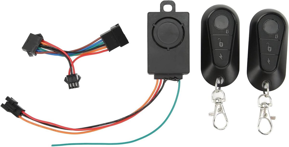 Scooter Alarm - Diefstal Beveiliging - Voertuig Beveiligen - Universele Spanning - 36-72V - Zwart