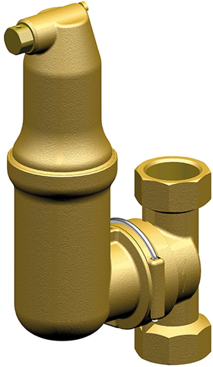 IMI Hydronic Engineering PNEUMATEX Microbellenafscheider Zeparo ZTVI 32, draaibaar, met isolatie, 30302070701
