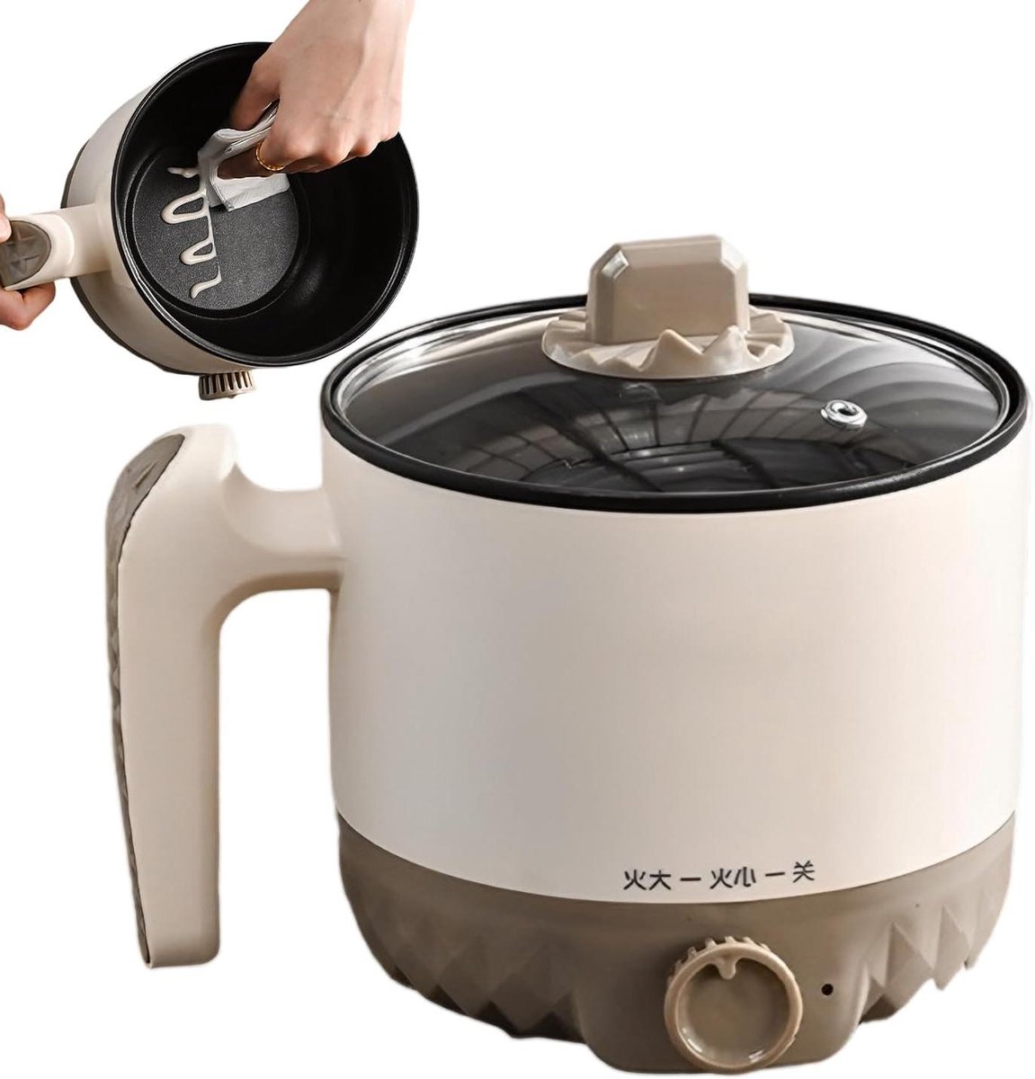 Kaarssmeltpot - Smeltpan Ambacht - Doe-het-zelf Projecten - Antiaanbaklaag - 18 liter - Wit