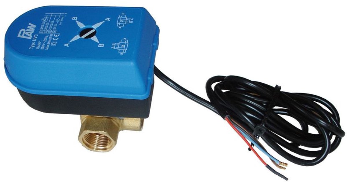 Remeha Drieweg-omschakelklep, EC164, DN 20, met servomotor, 89804803