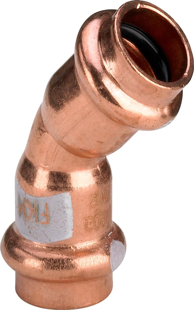 Viega Profipress S-bocht 45 graden, d 28mm koper Model 4526, 628321