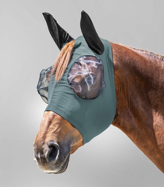 Waldhausen Vliegenmasker Puck - Anti insect - Zwart Shet — afbeelding 4