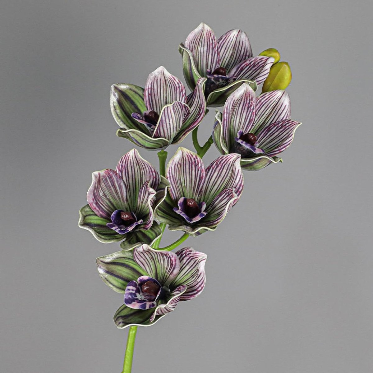 Kunstbloemen Orchidee - Nepbloemen Zijden Bloemen - Woondecoratie - Flexibele Takken - 68 
