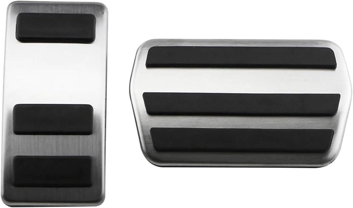 Pedaalhoezen Set - Voetsteun Covers - Verbeterde Grip - Antislip Rubber - 25 x 10 x 5 cm - Zwart