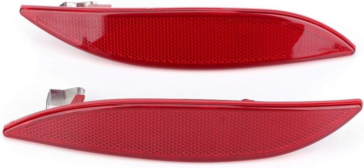 Achterbumper Reflector voor Auto - Veiligheidsreflecterende Tape Geschikt voor Megane MK3 2008-2013, Verbeter Zichtbaarheid en Veiligheid op de Weg