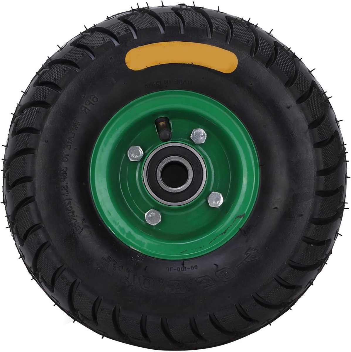 Solidchoice- Bandwiel 10.5 inch - Rubber - Ingebouwde Lager - Slijtvast - Antislip - Geschikt voor Gereedschapswagens - Opblaasbare Band