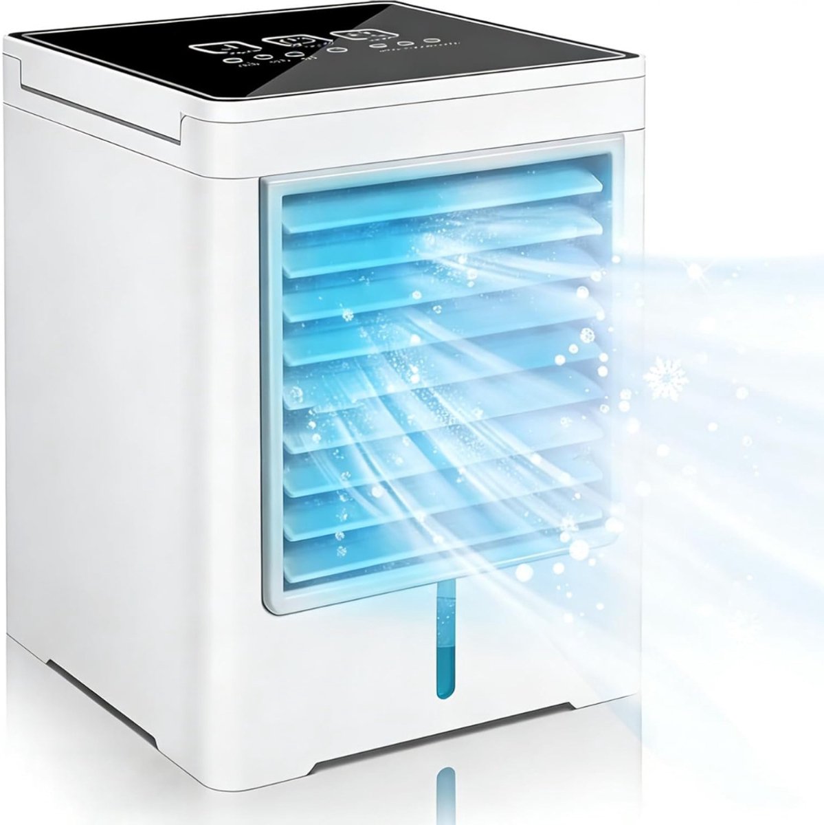 MKSS® Mobiele Airco Zonder Afvoerslang - Aircooler voor Slaapkamer - Draagbare Ventilator