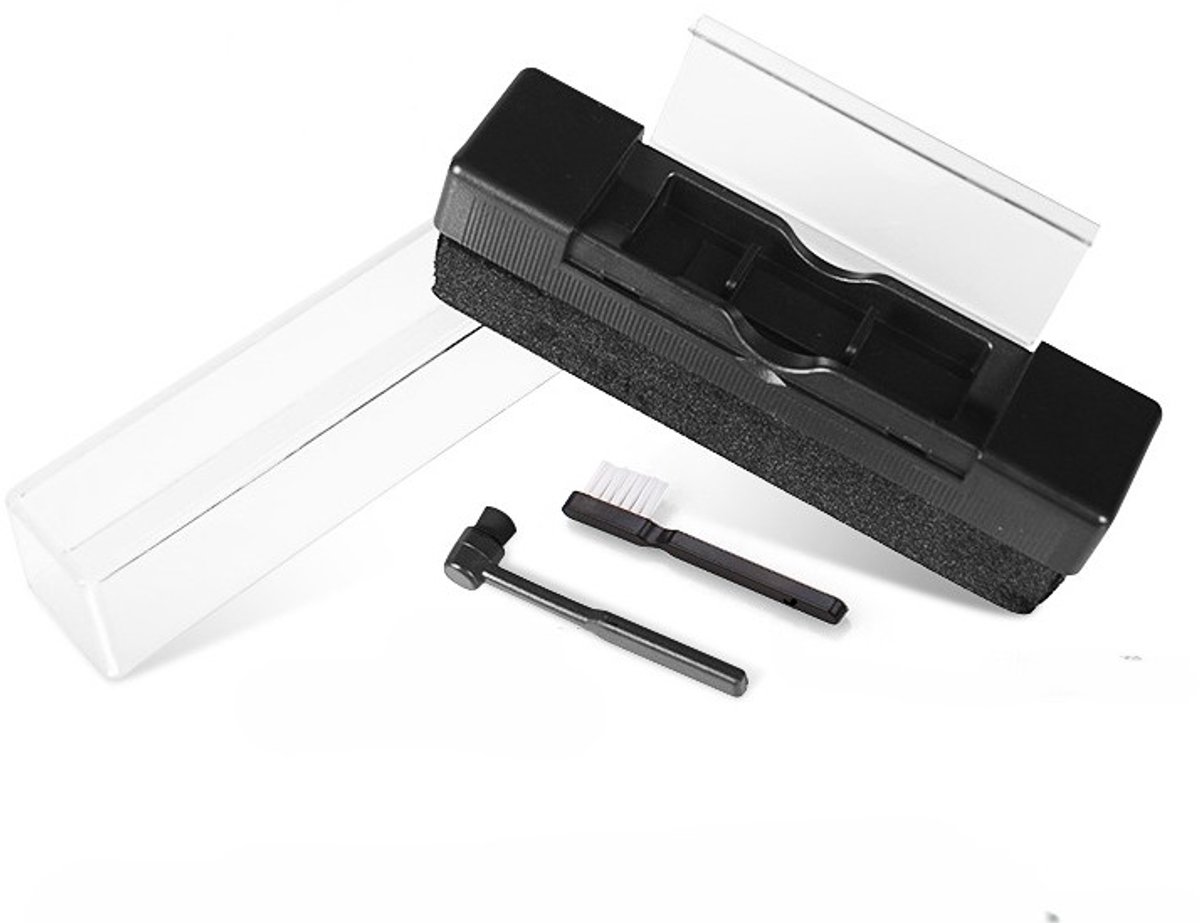 platenborstel set - Platenborstel - Naaldborstel - Platenreiniger - LP Borstel - Vinyl Borstel - Vinyl reiniger - LP schoonmaakset - LP Reinigingsset - Antistatische grammofoonplaatborstel reiniging