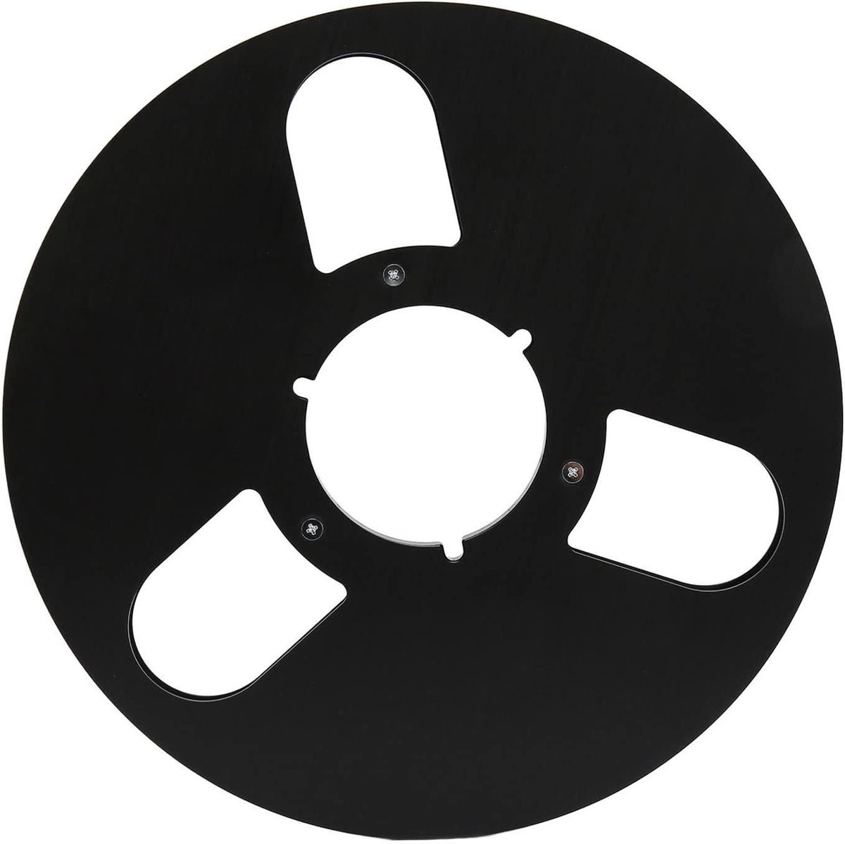 Universele Spoel - Lege Spoel - Tape Recorder - Hoge Sterkte Aluminium - 10 Inch Diameter - Zwart