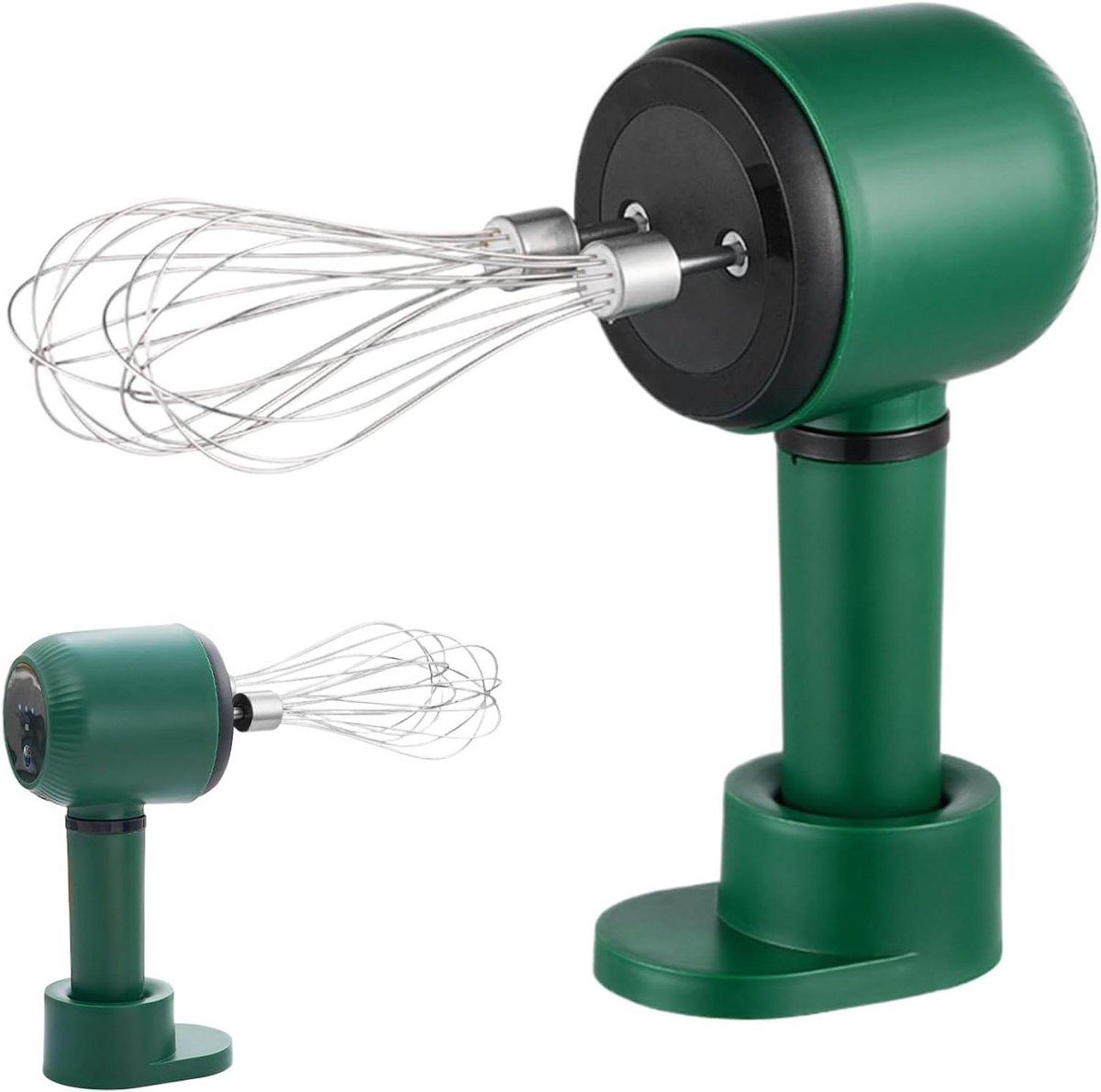 Elektrische Handmixer - Keukenmixer Garde - Mengen & kloppen - Draadloos Oplaadbaar - 9.5x10x9.5 cm - Wit