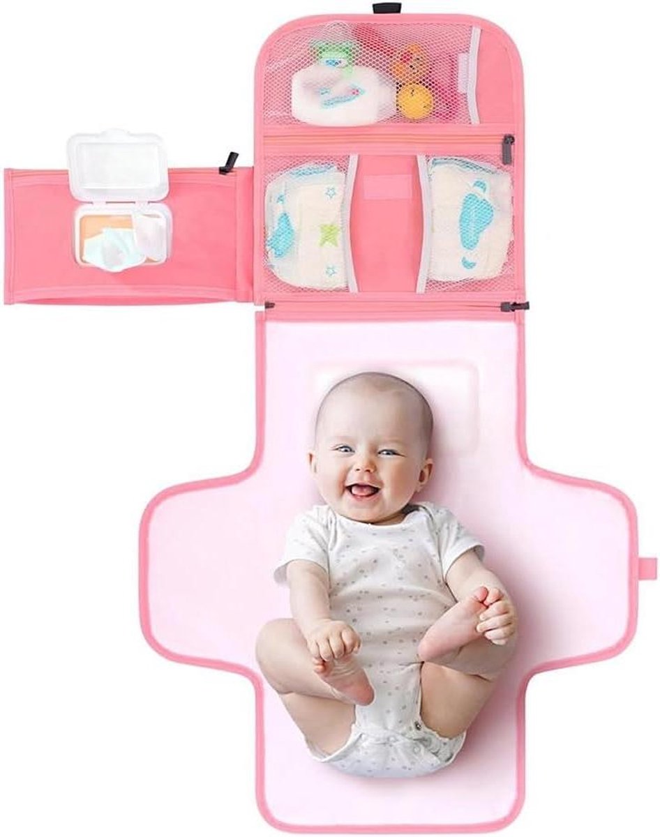 Draagbare Luierverschoonmat - Reistas Baby - Luier Luiers - Multifunctioneel Ontwerp - 30 x 19 x 5 cm - Zoals Afgebeeld