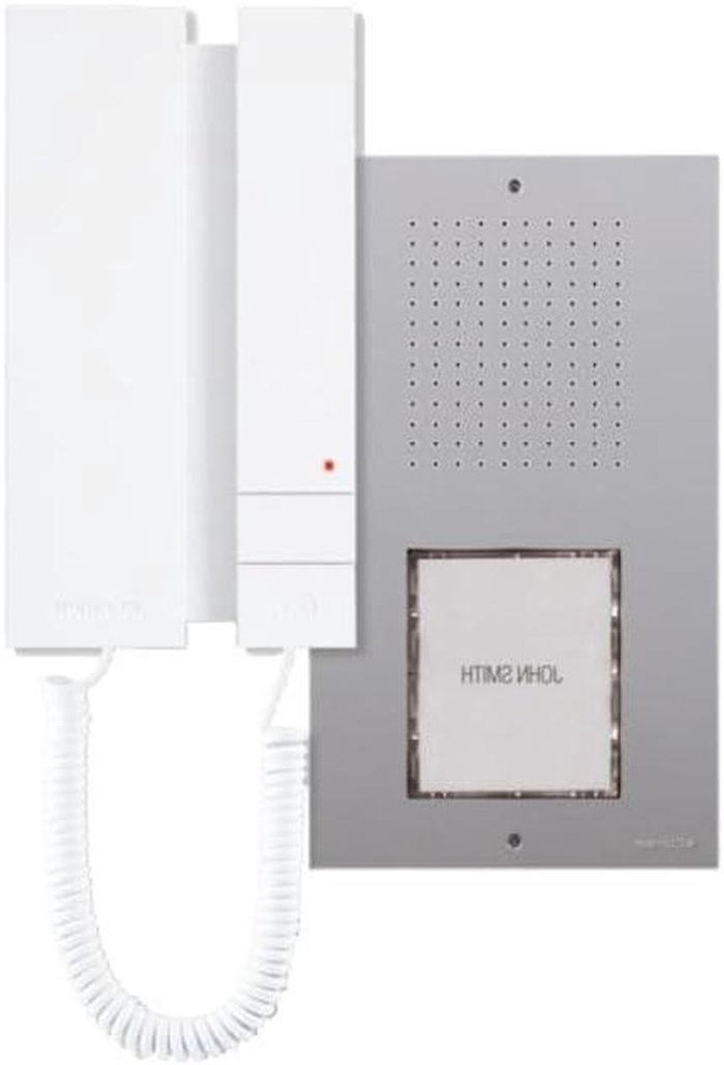 Audio Intercom Set - Deurcommunicatie Kit - Woning Beveiliging - Twee-Draads Systeem - 48 x 18 x 13 cm - Wit