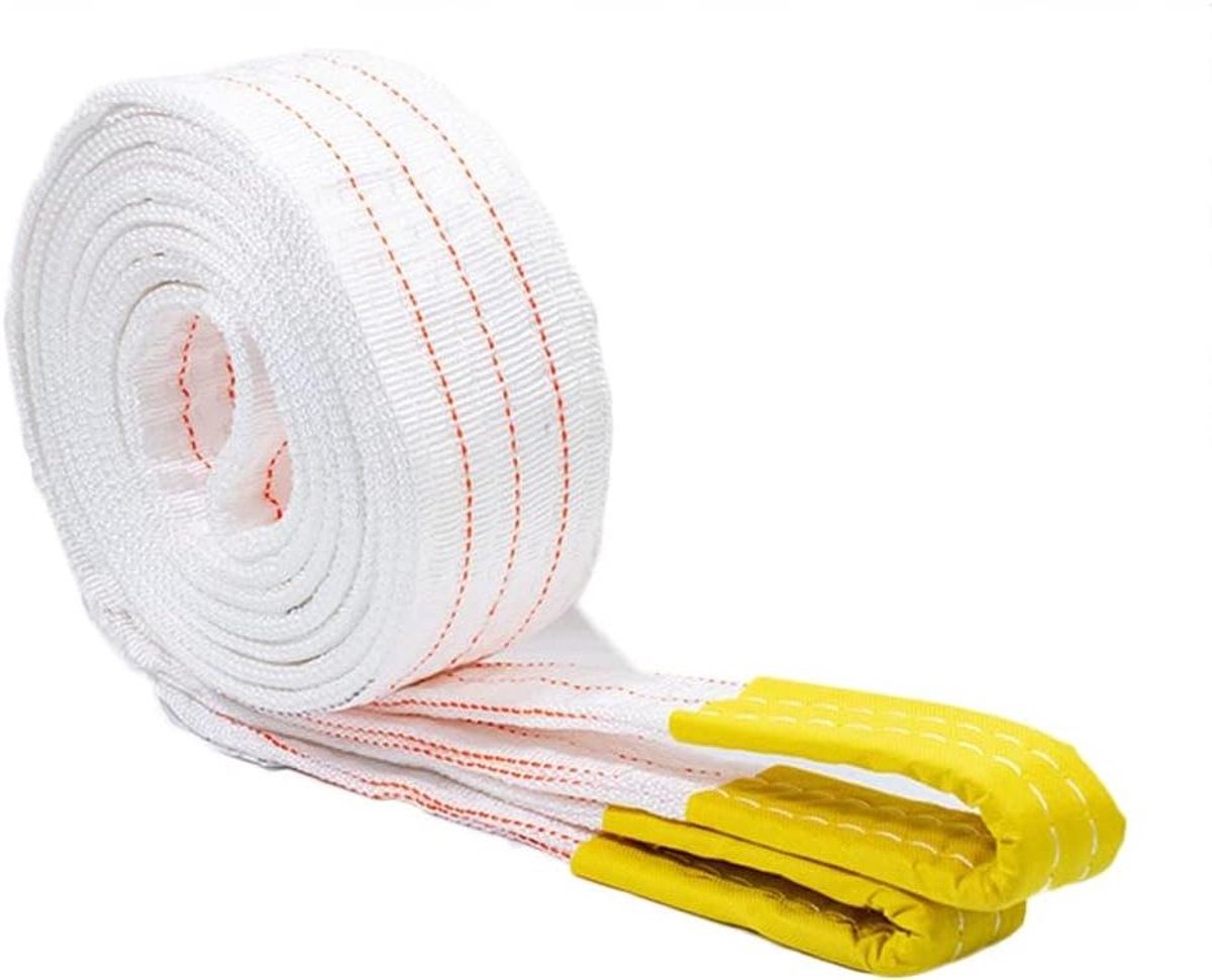 Hijsband - Takelband - Goederen Verplaatsen - Verstevigd Polyester - 3T 5T - Grijs