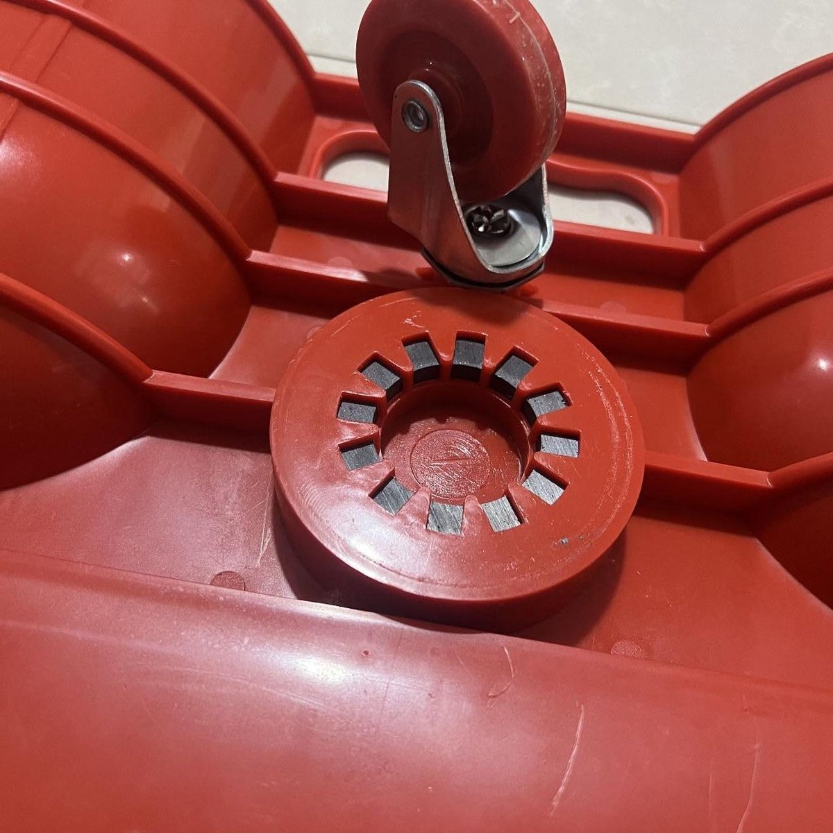 Knielend Board - Kniebeschermer Tool - Werkplaats Gebruik - Universele Pasvorm - 20 x 7 cm - Rood