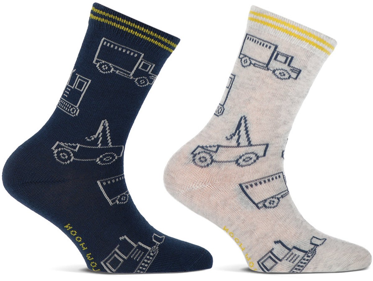 Yellow Moon kindersok 2-pack Maat 27-30