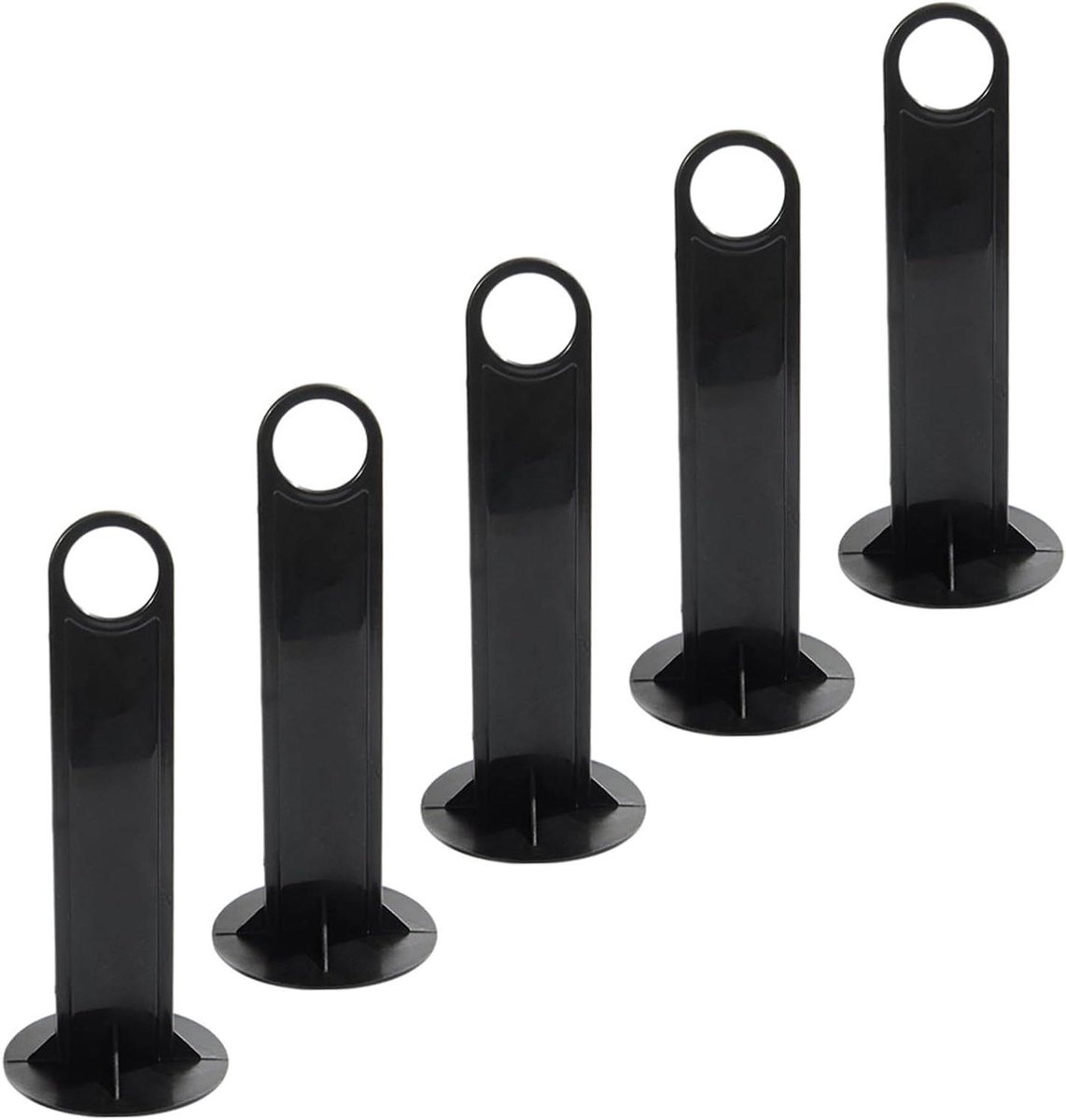 Voetbal Trainingsstandaard - Markering Schijvenhouder - Sport Training - Stapelbaar Ontwerp - 37.2 cm Breed - Zwart