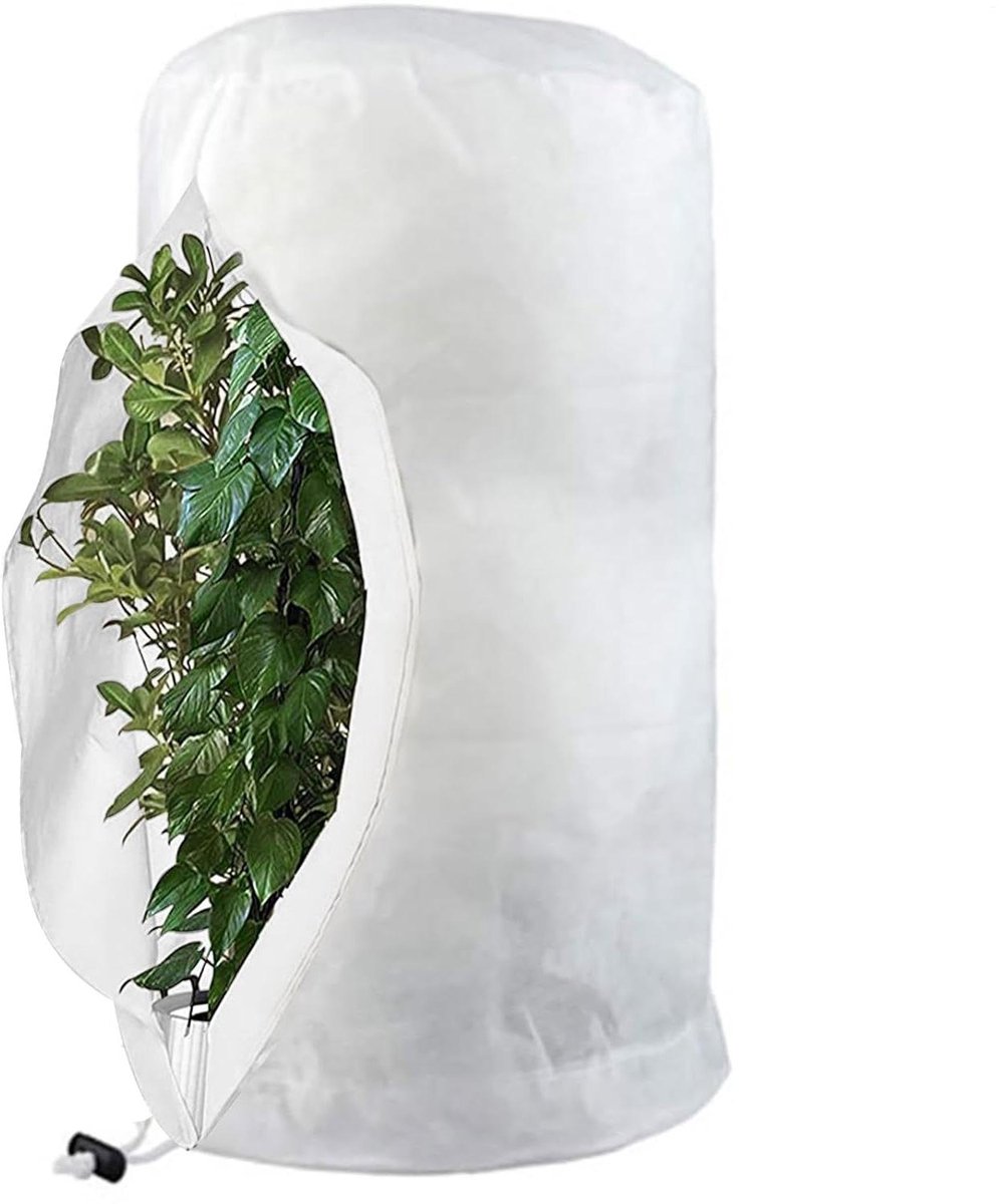 Plantenhoes Beschermhoes - Vorstbescherming Planten - Bescherming Tegen Vorst - Met Rits en Trekkoord - Verschillende Maten - Groen