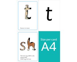 Read Write Inc. Phonics: A4 Speed Sounds Cards Set 1 Pack Of