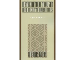 Omslag van Mathematical Thought From Ancient To Mod