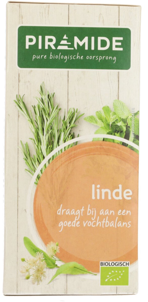 Piramide Kruidenthee Bio Lindebloesem - 6 x 20 stuks - Voordeelverpakking