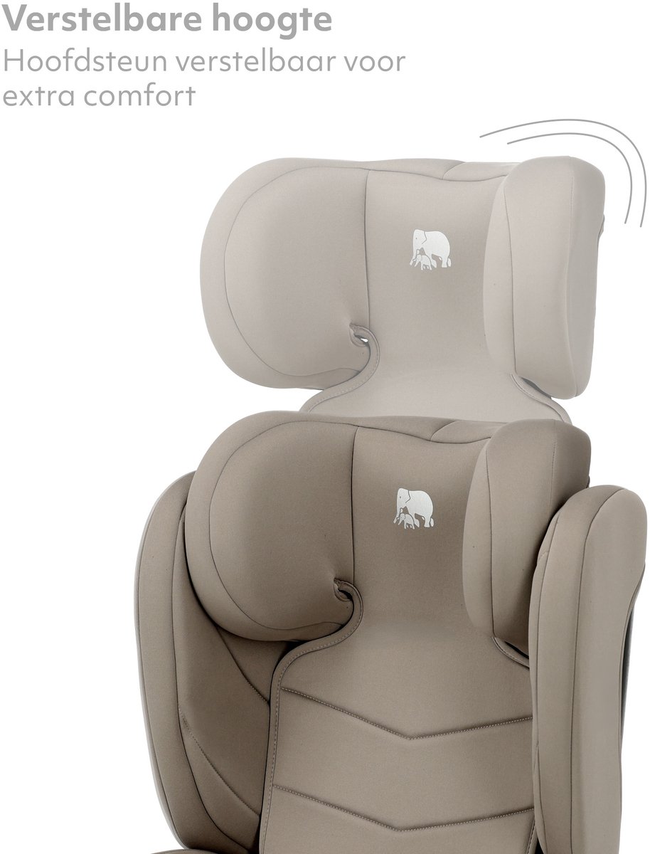 Deryan Charlie Luxe Autostoel i-Size - Isofix - Truffle Nougat thumbnail 4