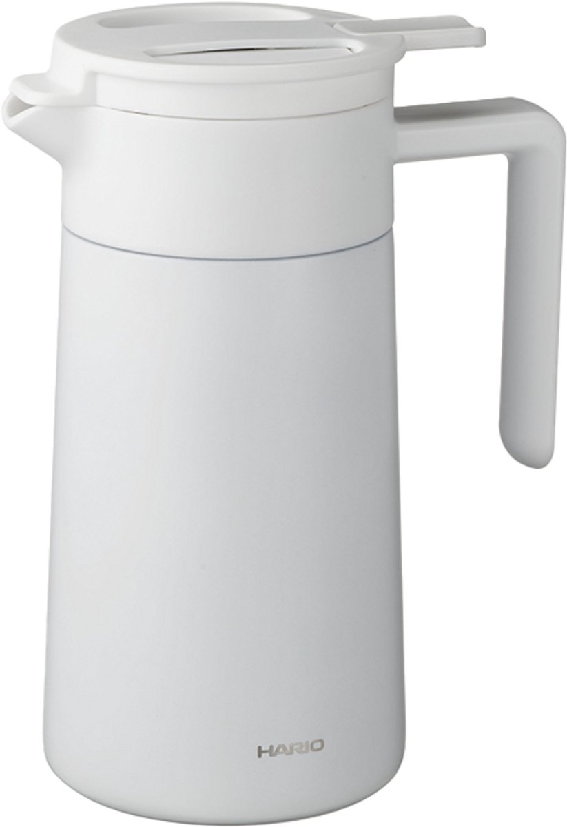 HARIO - Dubbelwandige Thermal Pot met Keramische Coating - 600mL - Wit