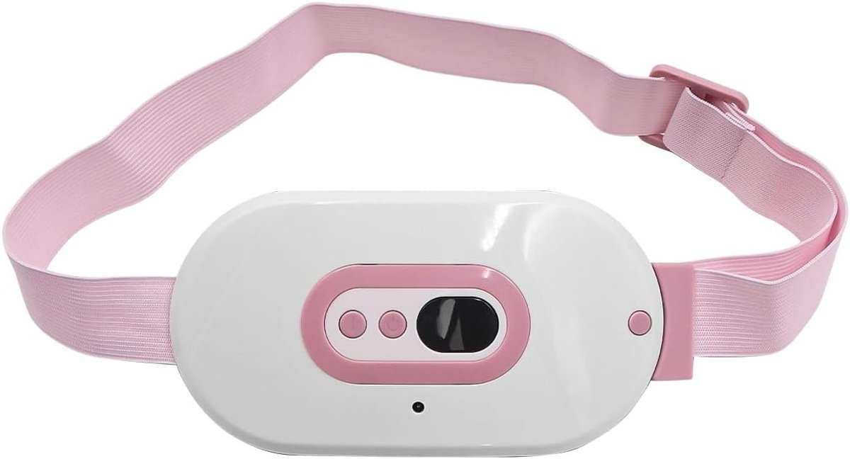 Verwarmde Heupriem voor Menstruatiepijn met Massagefunctie - 3 Temperatuurinstellingen en 3 Massagemodi voor Abdominale Pijnverlichting bij Vrouwen en Meisjes