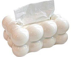 Weefseldoos Dispenser - Decoratief Gezichtspapier Dispenser, Maandverband Organizer | Auto, Badkamer, Woonkamer, Slaapkamer, Tafelblad Decoratief Design, Duurzame Houder voor Gemakkelijke Opslag