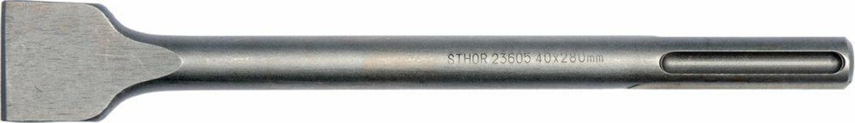 Sthor SDS-MAX Serie - Breed Beitel - 40x18x280mm - Gehard Staal