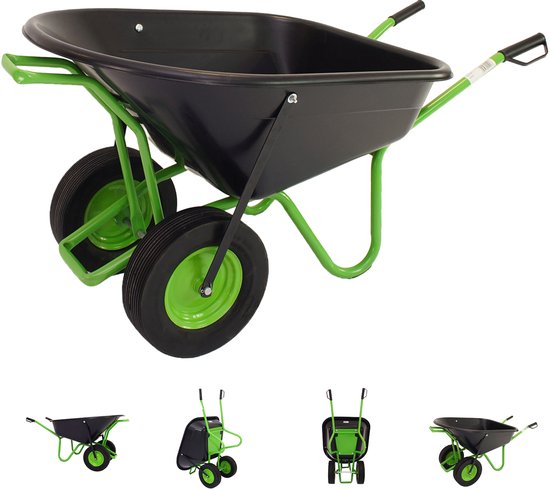 2-wiel kruiwagen 160 L 220 kg 