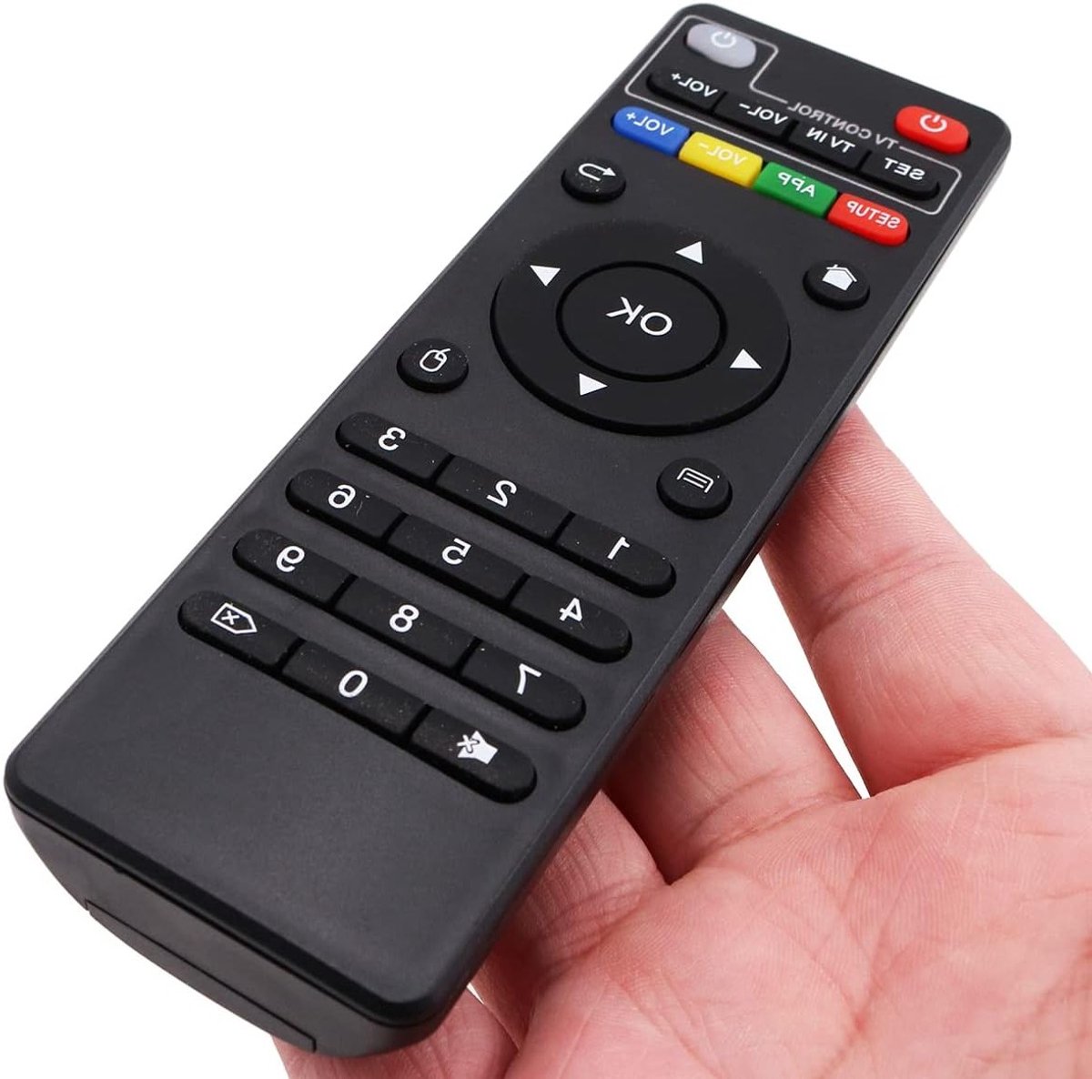 Universele Afstandsbediening Geschikt voor Android TV Boxen zoals MXQ, T95, X96, MX9 en M8 - Vervangende Afstandsbediening voor Gemakkelijk Gebruik
