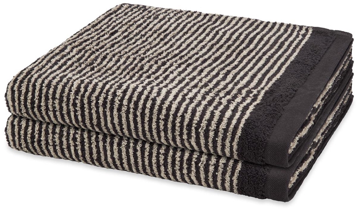 Ross Sonstiges 2 X douchehanddoek in set 2 pack Stripes