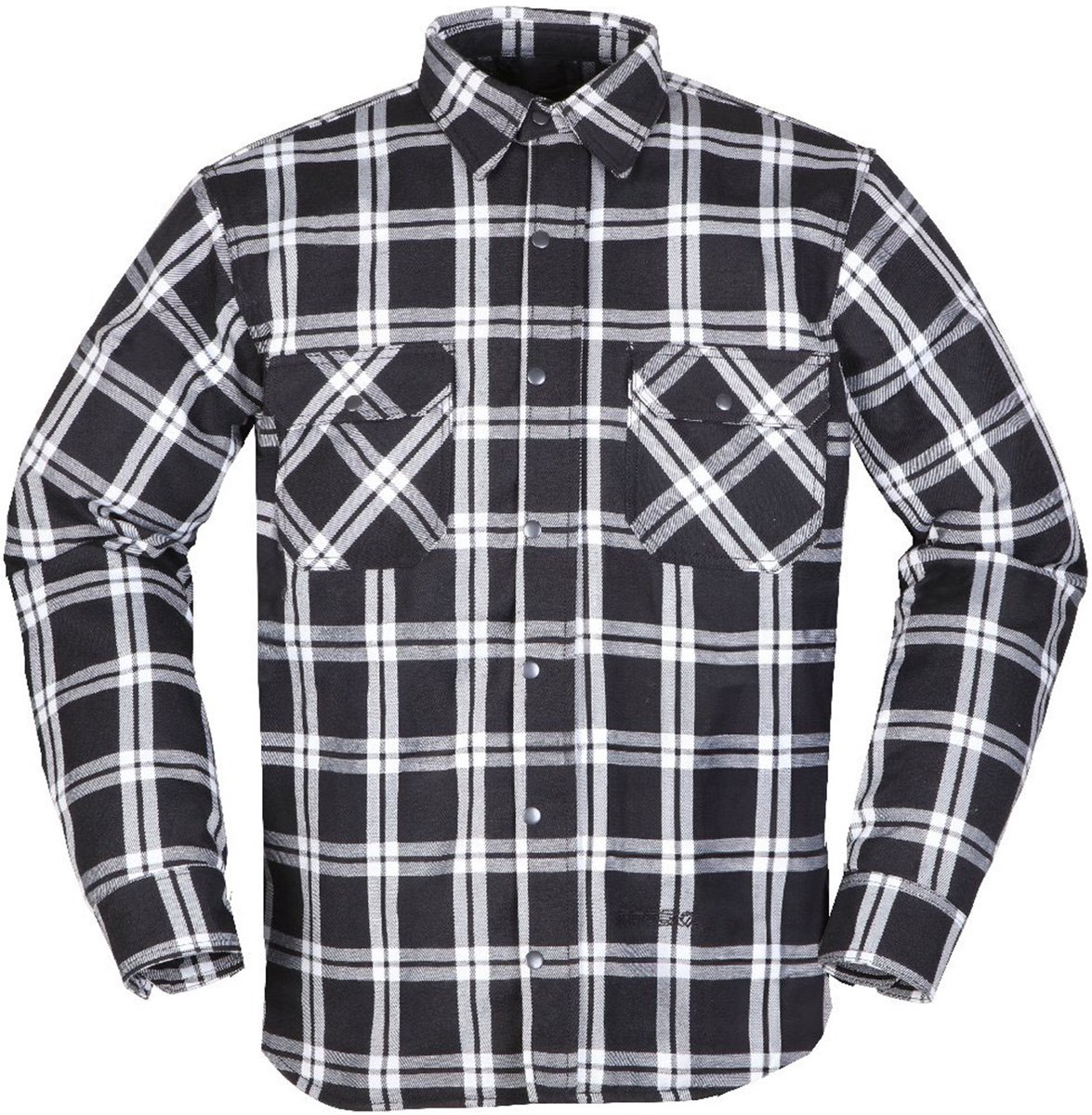 Modeka Colden Motoshirt Zwart Wit - Jas